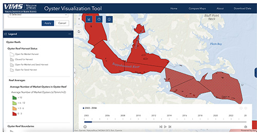 Oyster GIS Visualization Tool